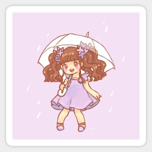 Rainy rainy Sticker